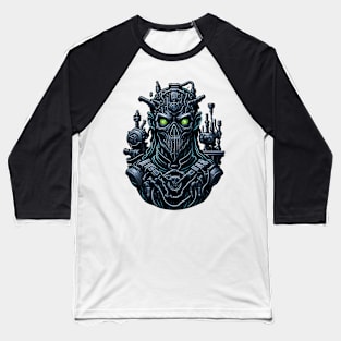 Cyborg Heads Baseball T-Shirt